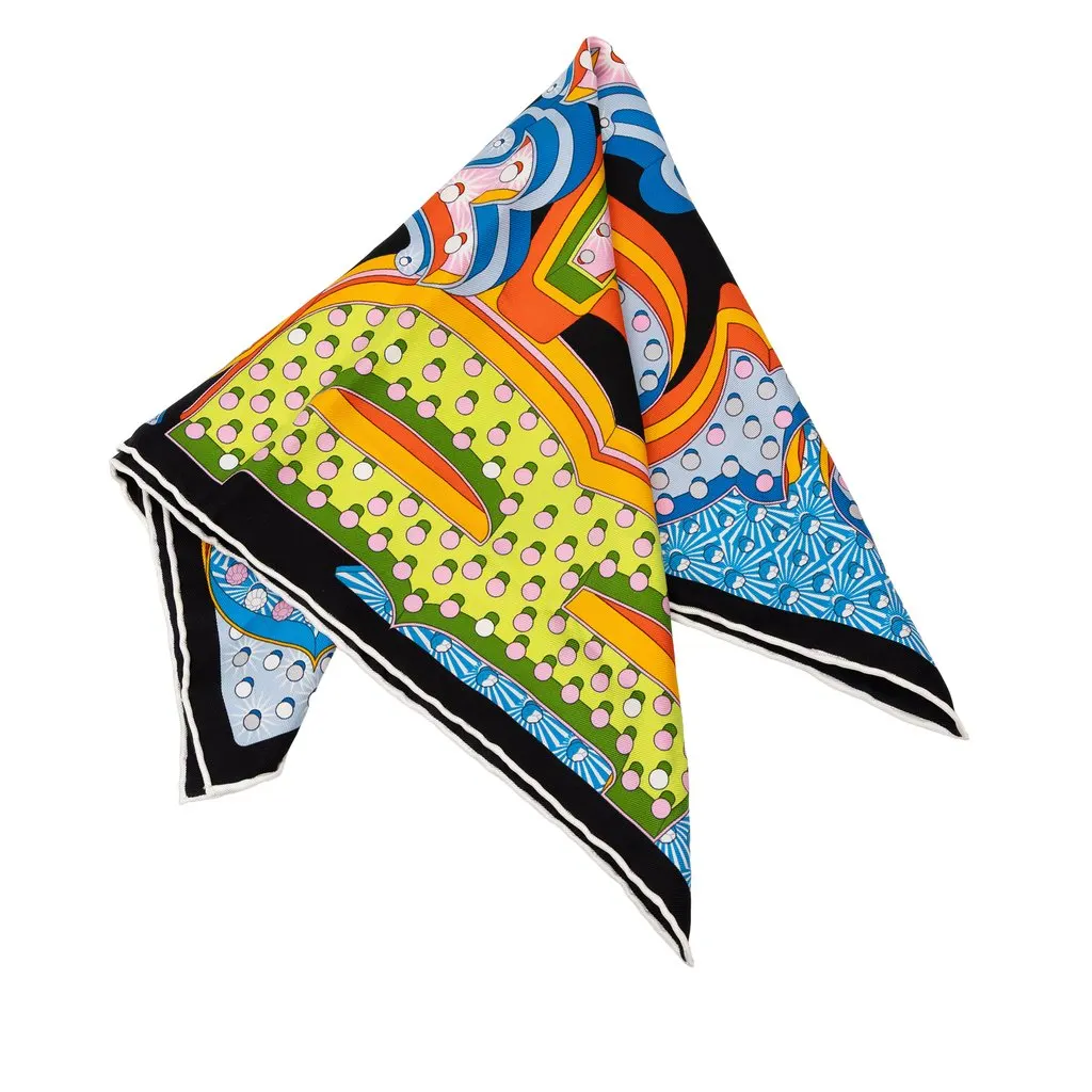 Hermès Electrique Silk Scarf 45