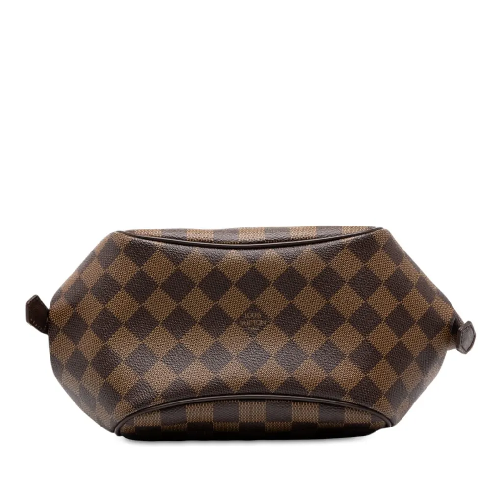 Louis Vuitton Damier Ebene Belem PM Brown Canvas Good - Inside View