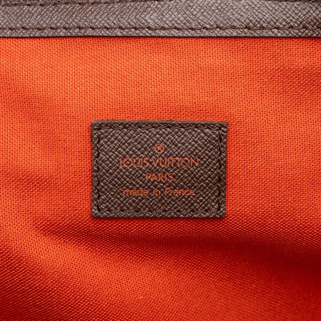 Louis Vuitton Damier Ebene Belem PM Brown Canvas Good - Box View