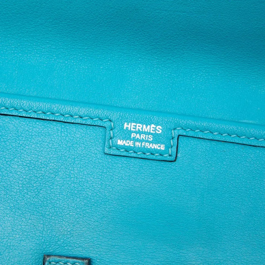 Hermès Swift Jige Elan 29 Blue Leather Very good - Box View