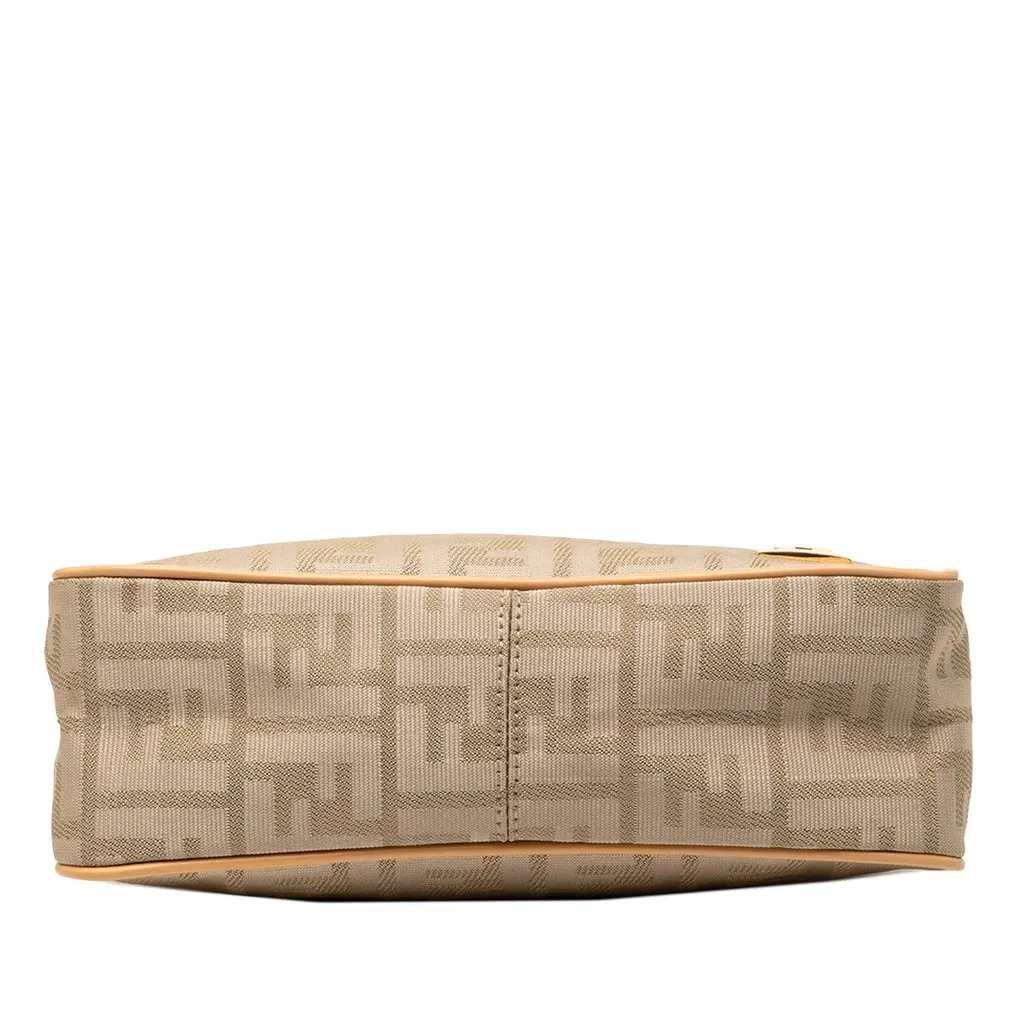 Fendi Zucca Canvas Shoulder Bag Brown Very good - Inside View