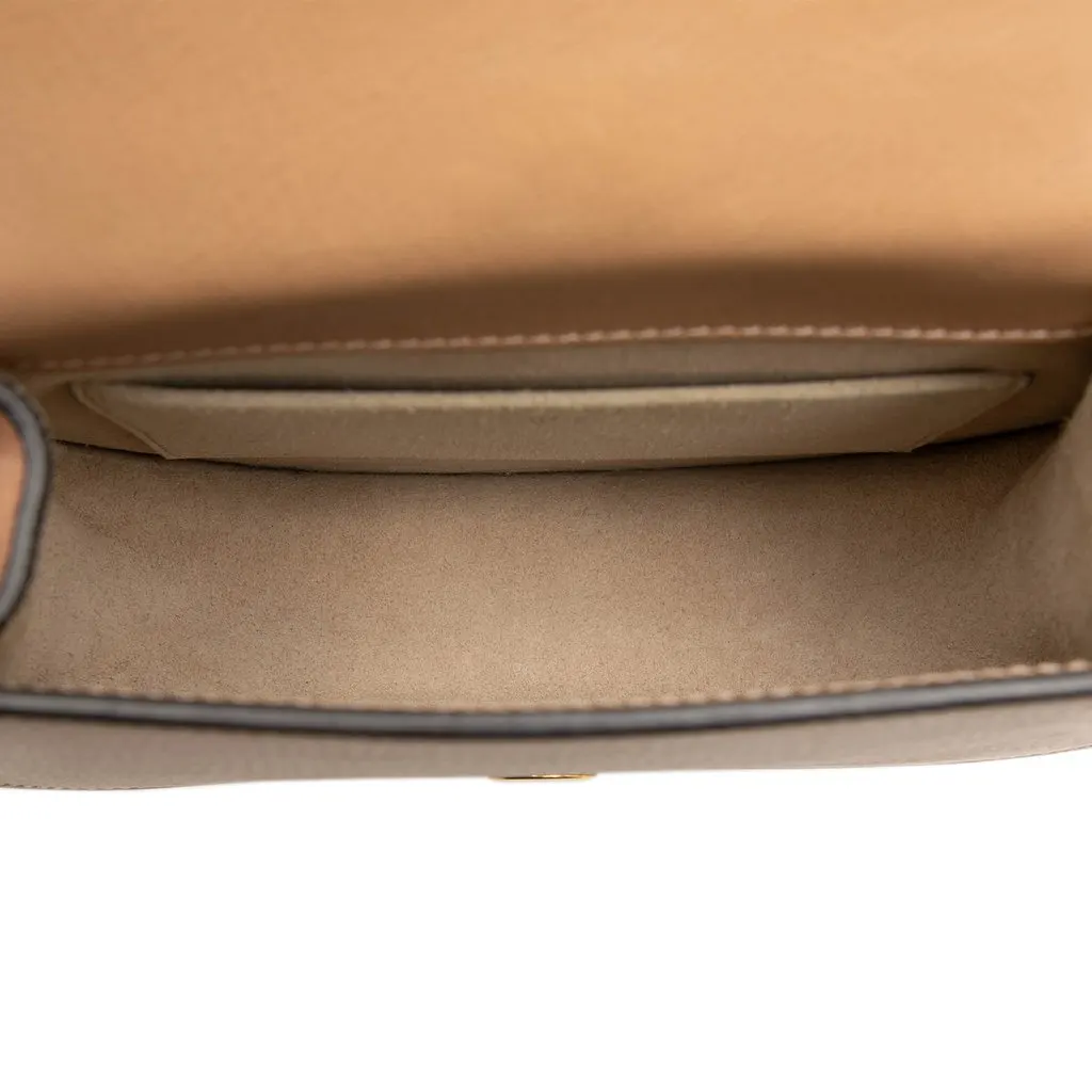 Chloé Small Leather Nile Bracelet Satchel Beige Leather Very good - Model View