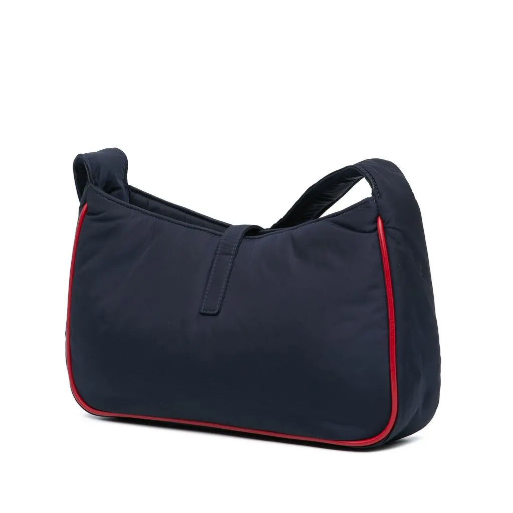 Saint Laurent Nylon Le 5 a 7 Blue Very good - Back View