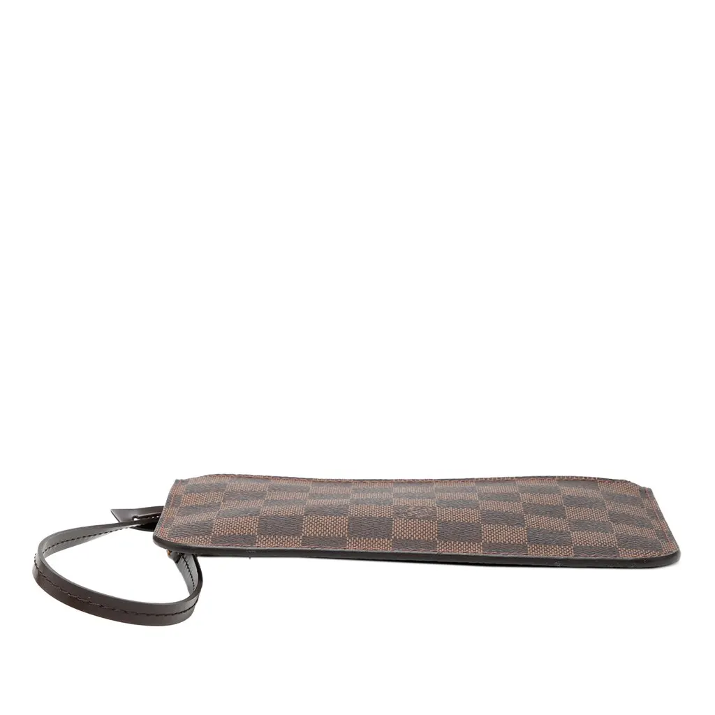 Louis Vuitton Damier Ebene Neverfull PM Pouch Brown Canvas Very good - Inside View