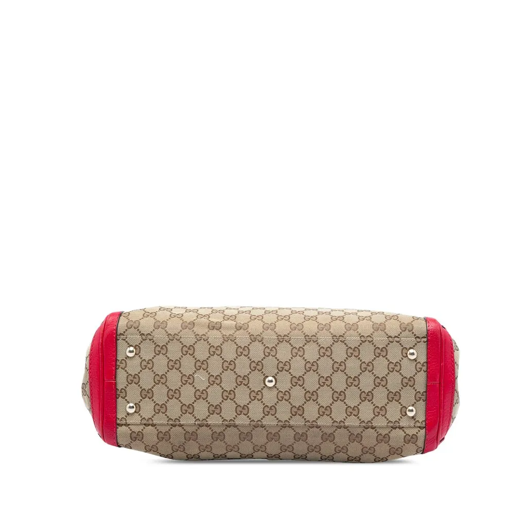 Gucci GG Canvas Bella Tote Beige Very good - Inside View
