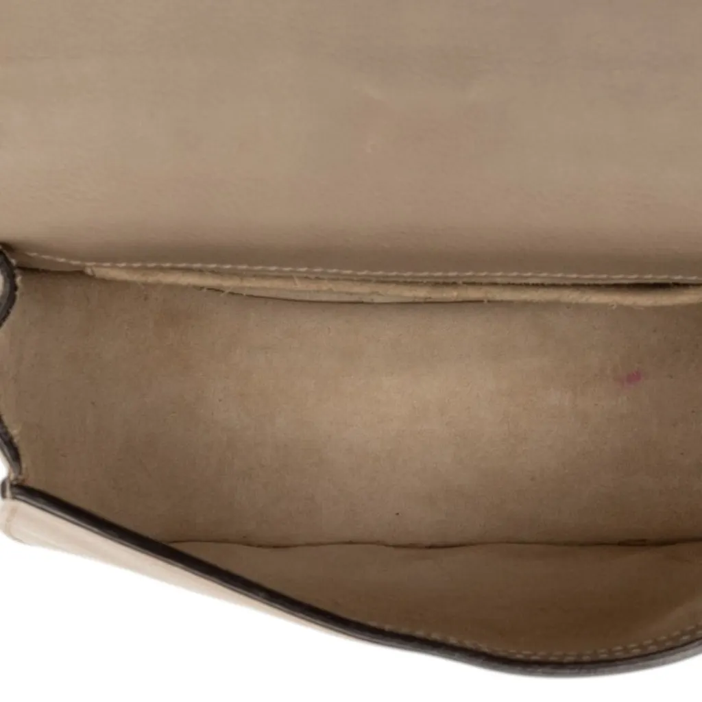 Chloé Medium Leather Nile Bracelet Satchel Brown Leather Very good - Model View