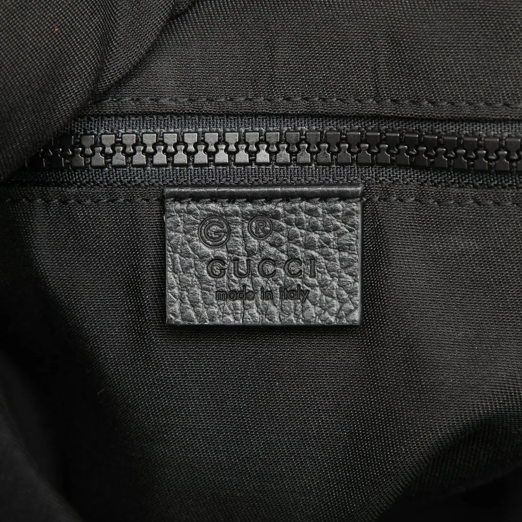 Gucci XL GG Nylon Web Duffle Bag Black Very good - Box View