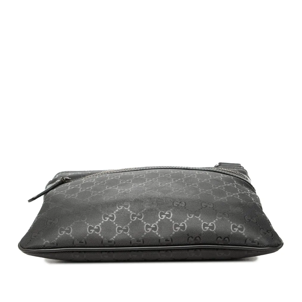 Gucci GG Imprime Crossbody Black Canvas Very good - Inside View