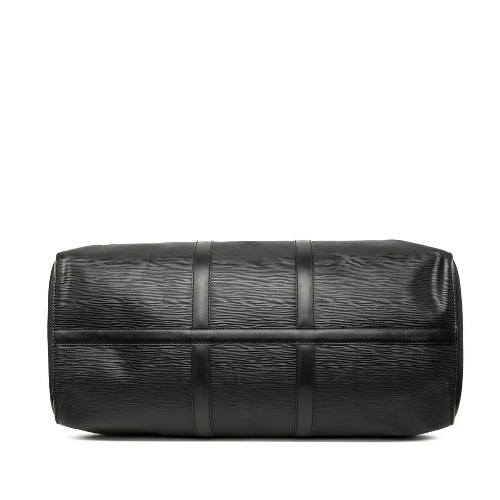Louis Vuitton Epi Keepall 50 Black Leather Very good - Inside View