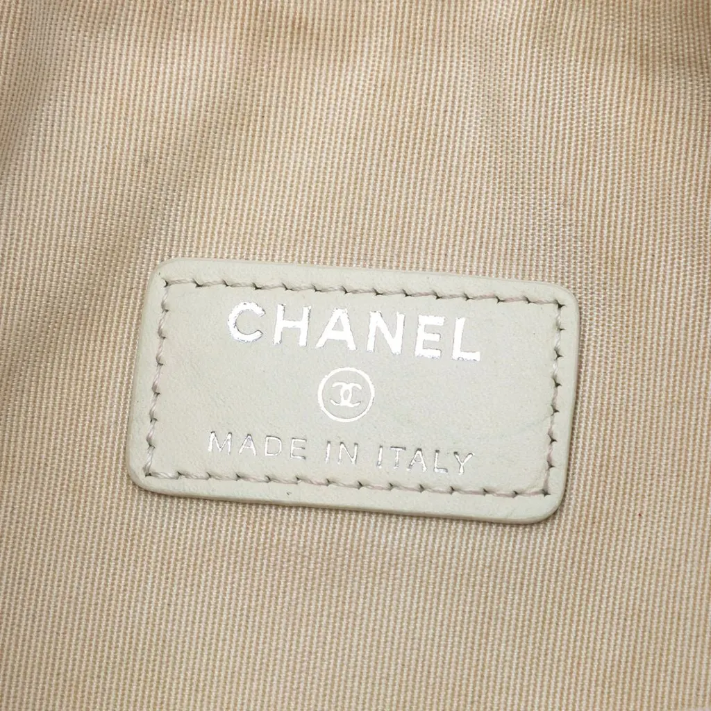 Chanel Small Denim Deauville O Case Clutch Blue Very good - Box View