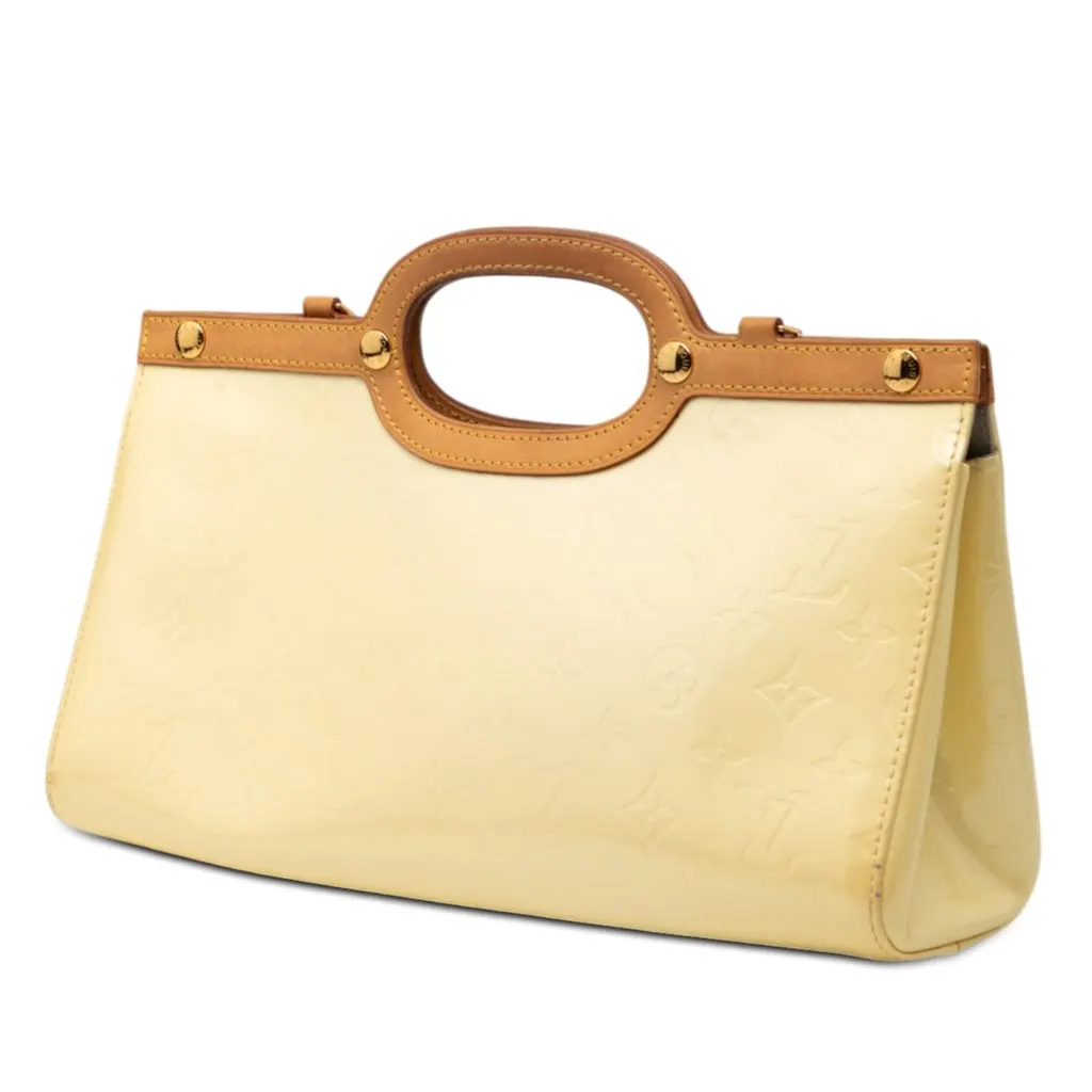 Louis Vuitton Monogram Vernis Roxbury Drive Yellow Leather Good - Back View