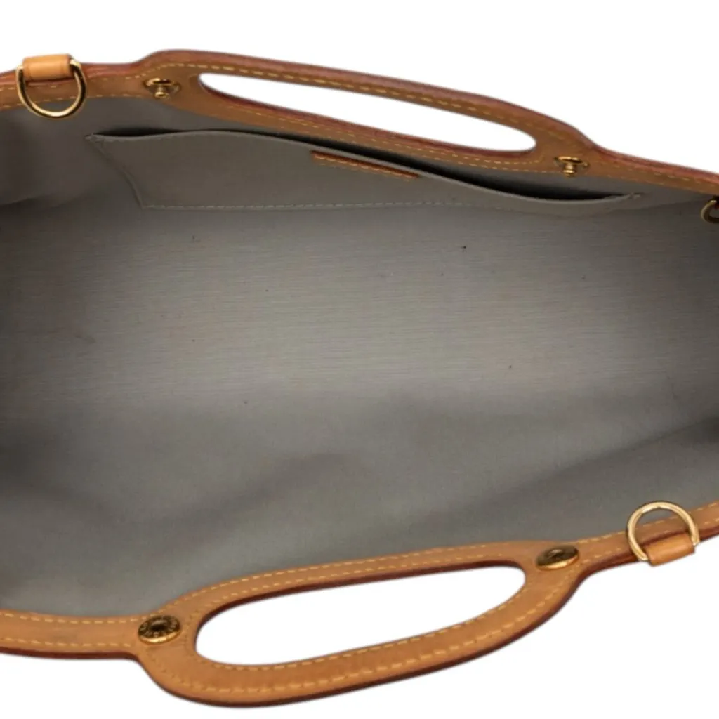 Louis Vuitton Monogram Vernis Roxbury Drive Yellow Leather Good - Model View