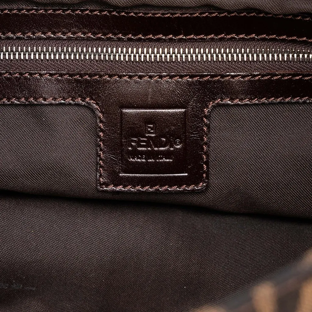 Fendi Zucca Canvas Mamma Forever Brown Canvas Good - Box View