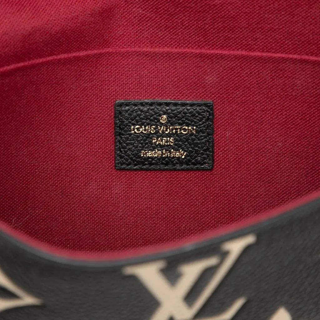 Louis Vuitton Bicolor Monogram Empreinte Pochette Felicie Black Leather Very good - Box View
