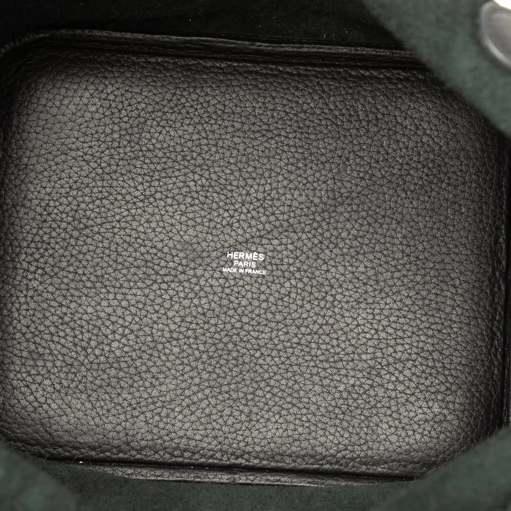 Hermès Clemence Picotin Lock 22 Black Leather Very good - Model View