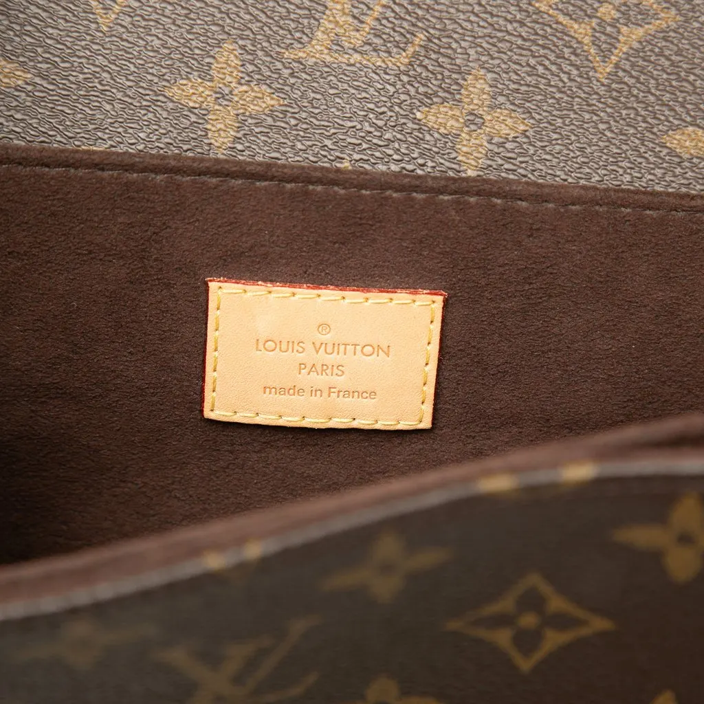 Louis Vuitton Monogram Pochette Metis Brown Canvas Very good - Box View