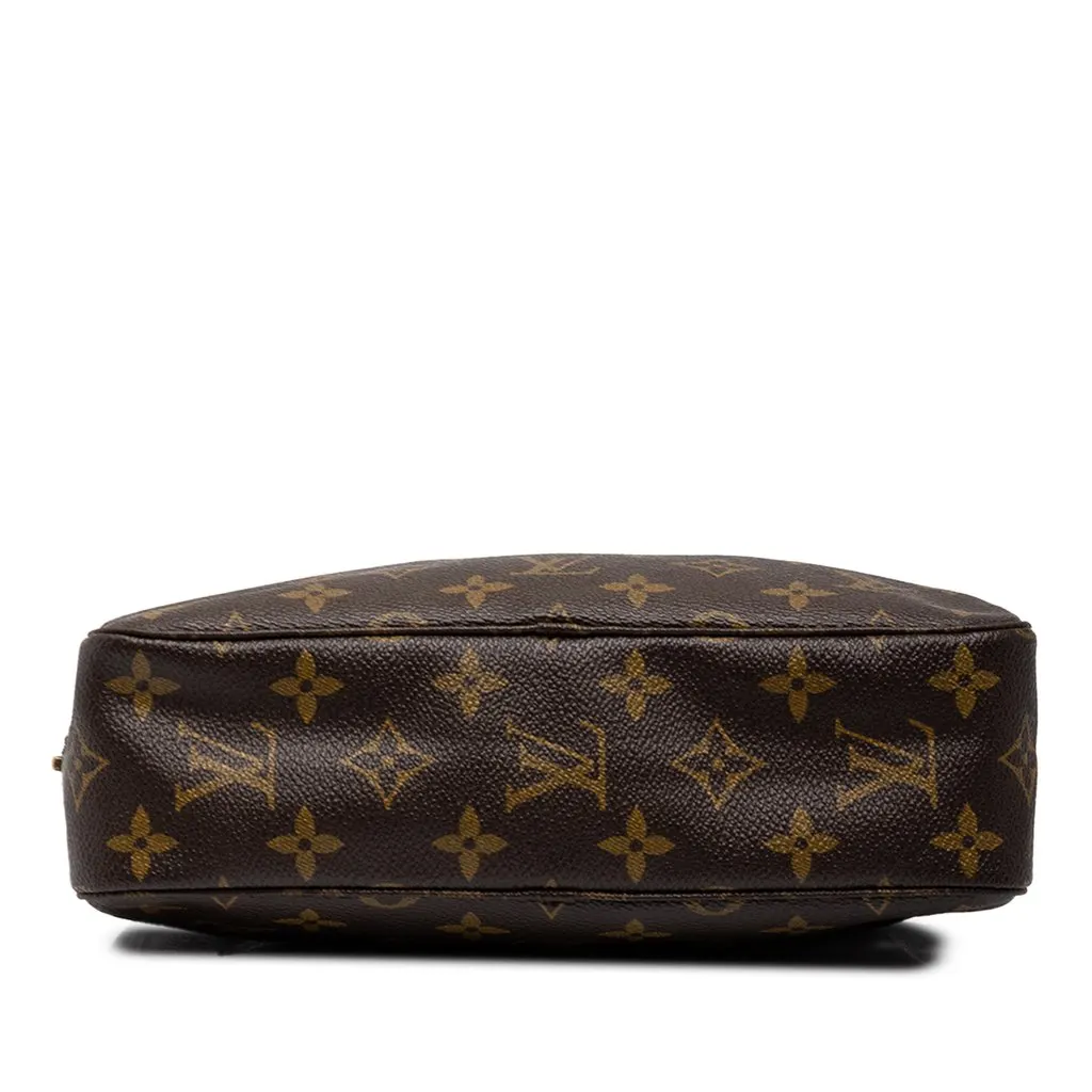 Louis Vuitton Monogram Trousse Toilette 23 Brown Canvas Good - Inside View