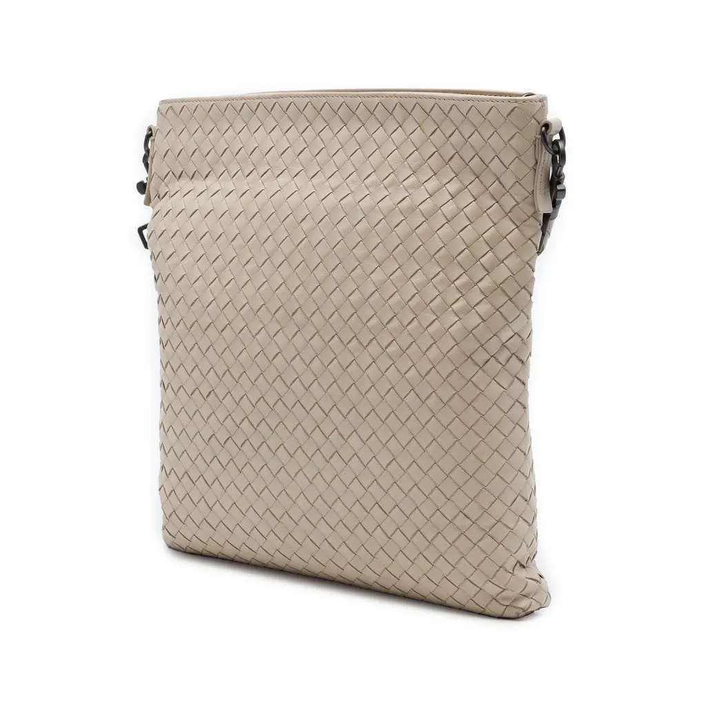 Bottega Veneta Nappa Intrecciato VN Crossbody Brown Leather Good - Back View