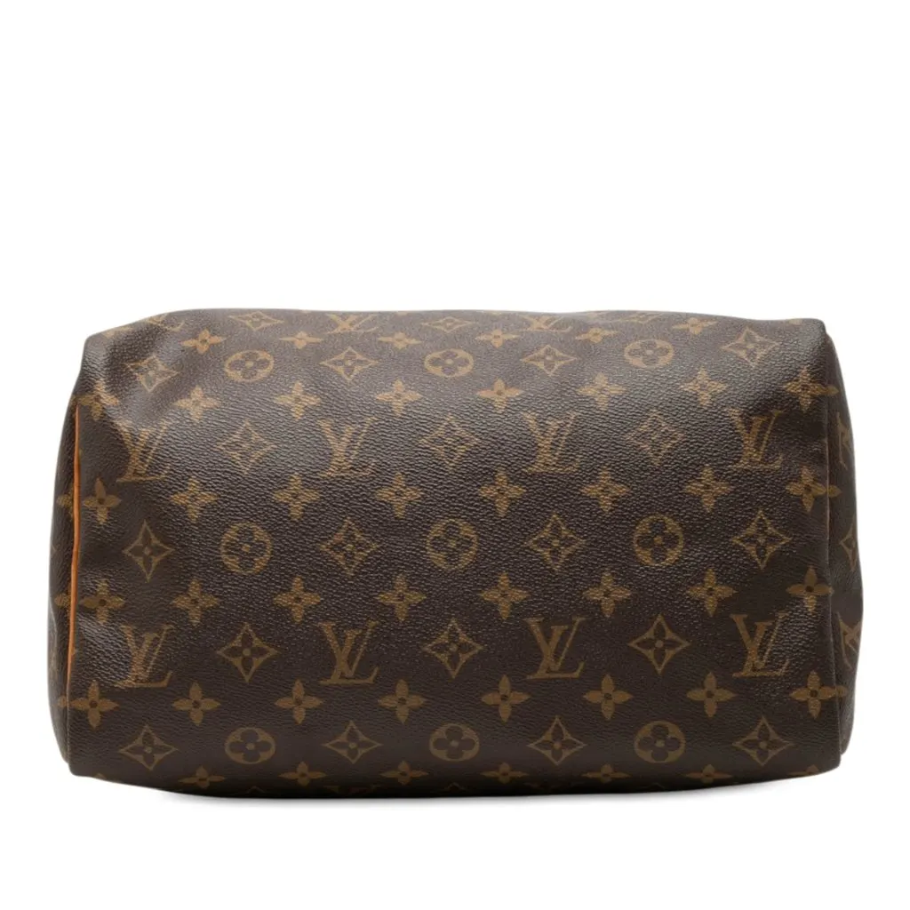 Louis Vuitton Monogram Speedy 30 Brown Canvas Good - Inside View