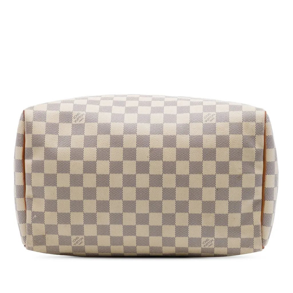 Louis Vuitton Damier Azur Speedy 30 White Canvas Very good - Inside View