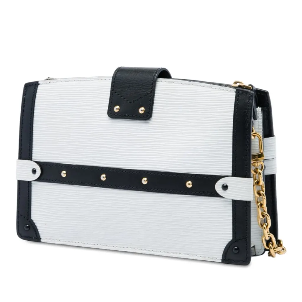 Louis Vuitton Epi Trunk Clutch White Leather Very good - Back View