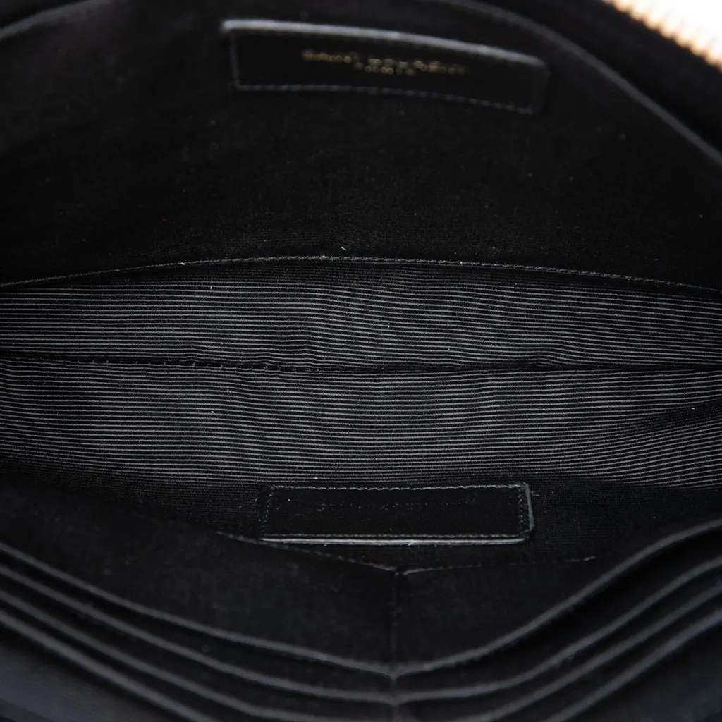 Saint Laurent Leather Teen Monogram Crossbody Black Leather Very good - Model View