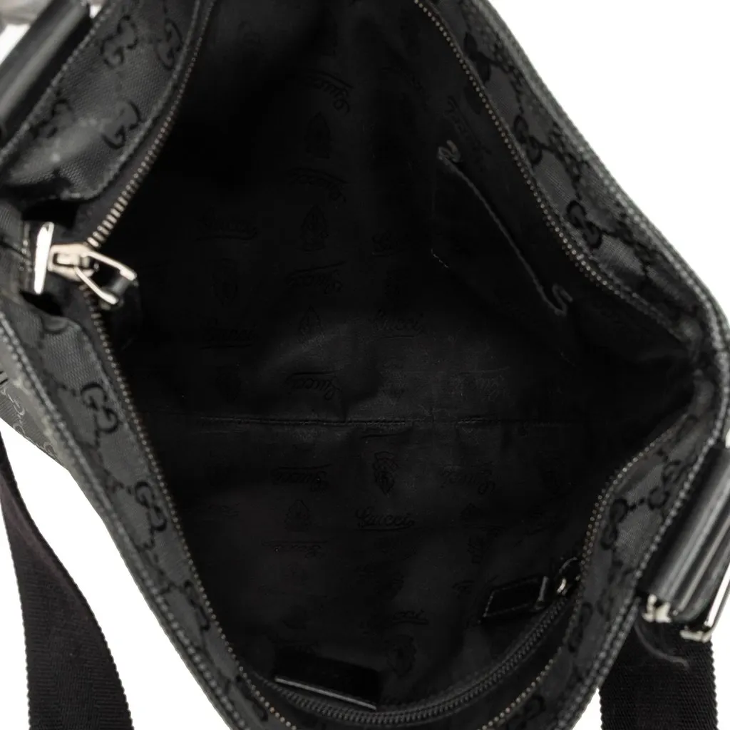 Gucci GG Imprime Crossbody Black Canvas Good - Model View