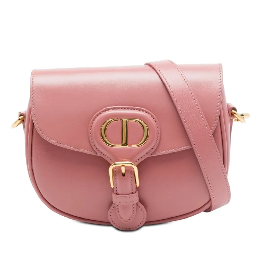 Dior Small Leather Bobby Crossbody Pink Leather Very good - Front View
