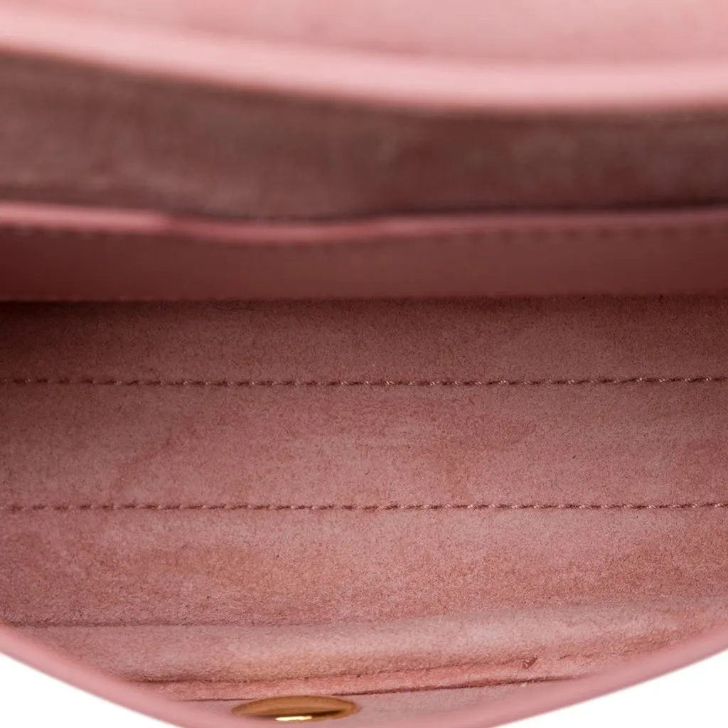 Dior Small Leather Bobby Crossbody Pink Leather Very good - Model View