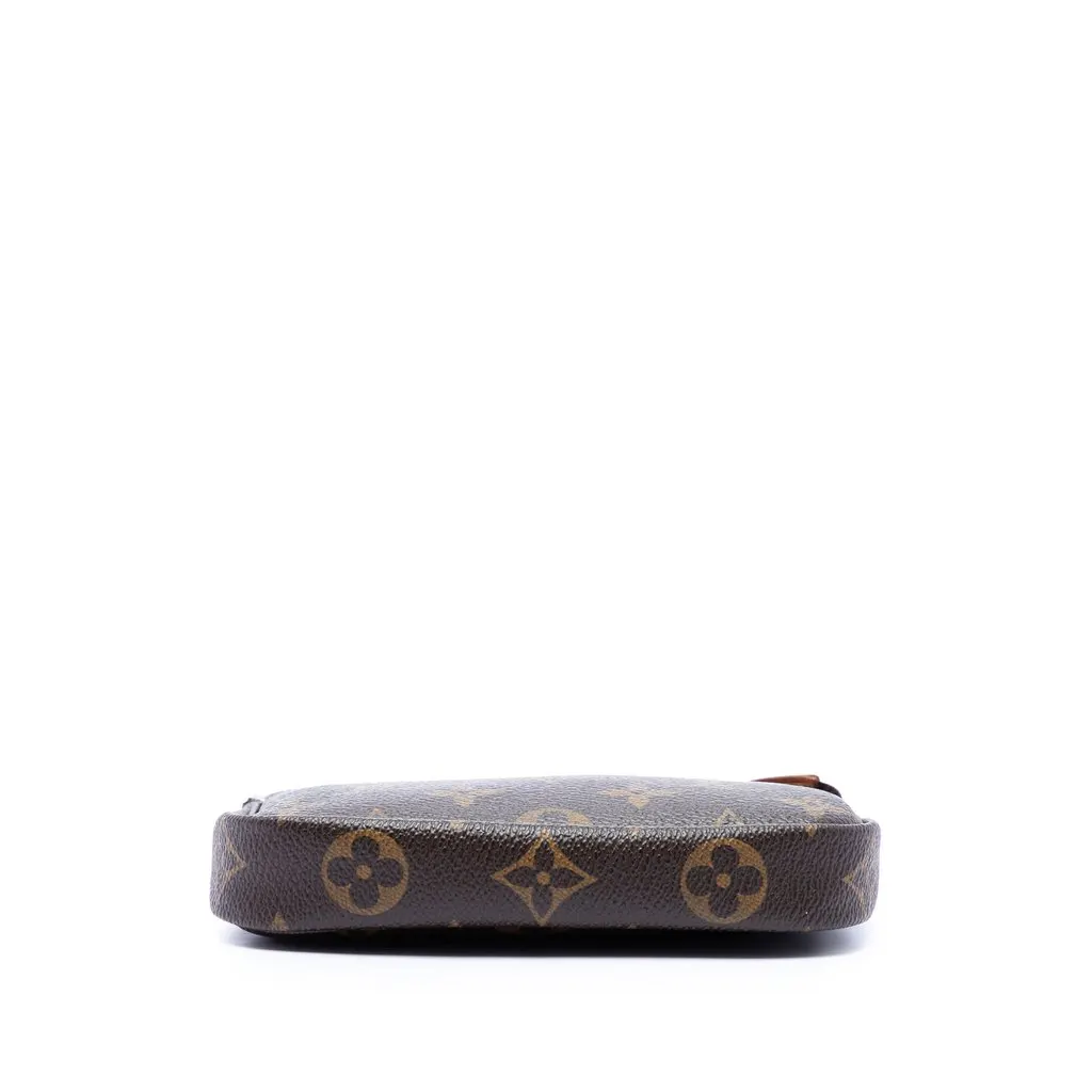 Louis Vuitton Monogram Mini Pochette Accessoires Brown Very good - Inside View