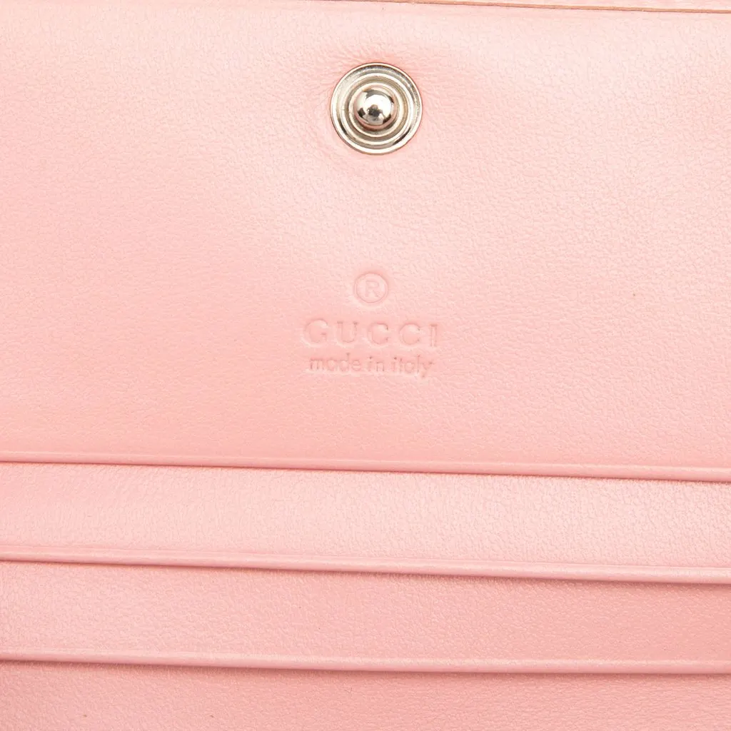 Gucci Mini GG Marmont Matelasse Calfskin Wallet On Chain Pink Leather Very good - Box View