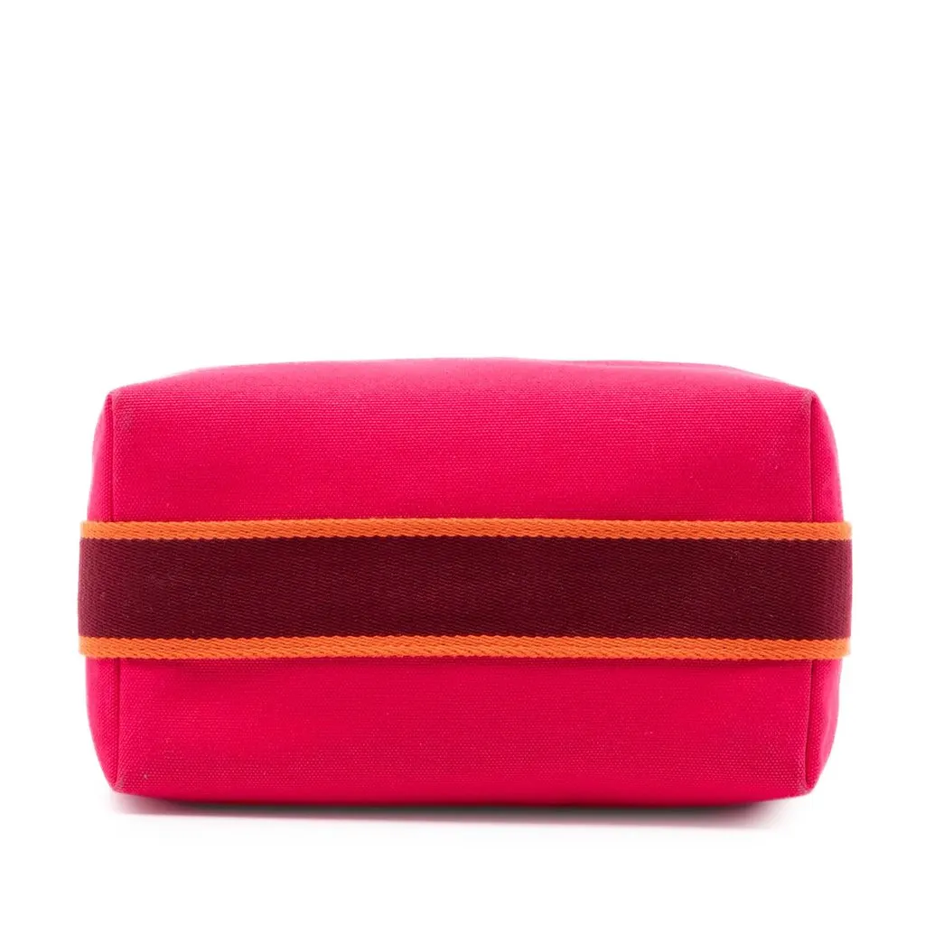 Hermès Small Canvas Bride A Brac Case Pink Very good - Inside View