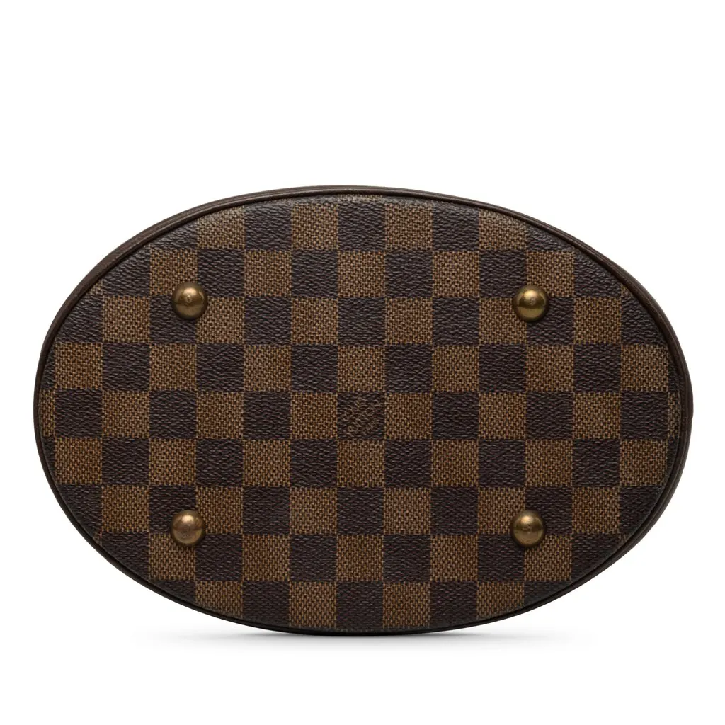 Louis Vuitton Damier Ebene Marais Brown Canvas Good - Inside View