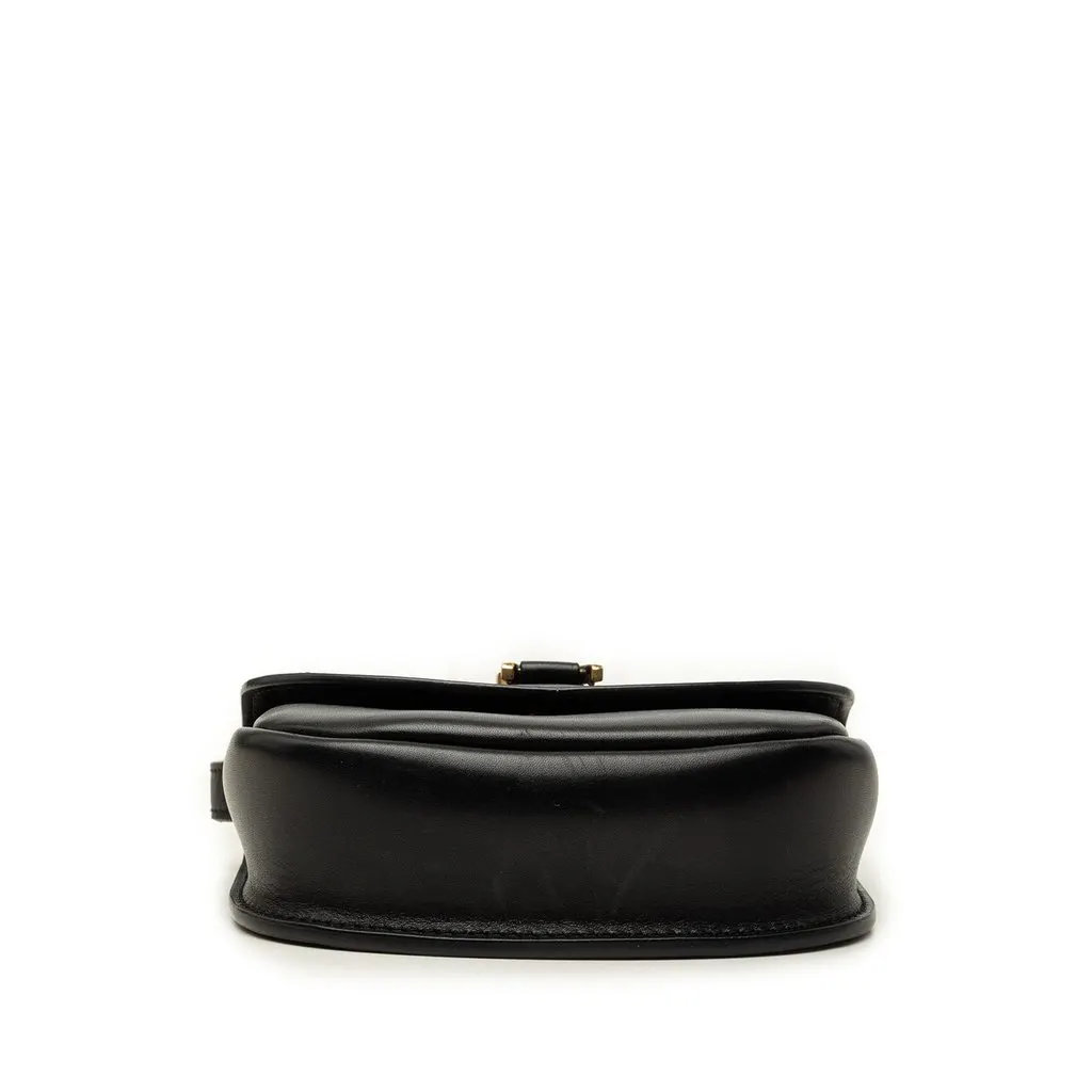 Saint Laurent Small Leather Monogram Kaia Crossbody Black Leather Good - Inside View