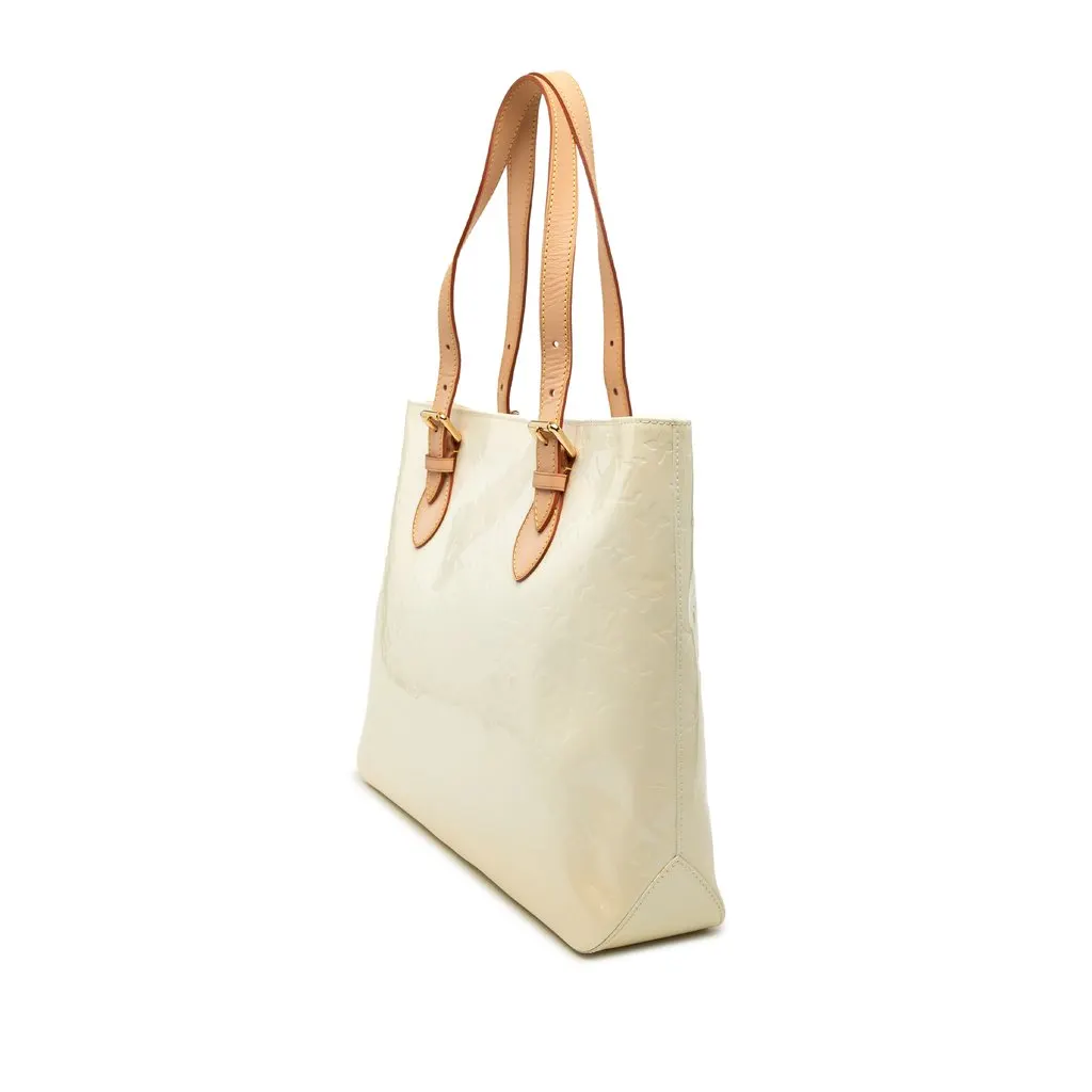 Louis Vuitton Monogram Vernis Brentwood Yellow Leather Very good - Back View