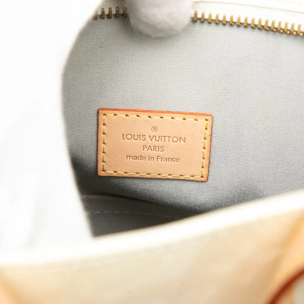 Louis Vuitton Monogram Vernis Brentwood Yellow Leather Very good - Box View