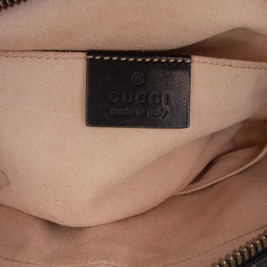 Gucci GG Marmont Matelasse Calfskin Belt Bag Black Leather Very good - Box View