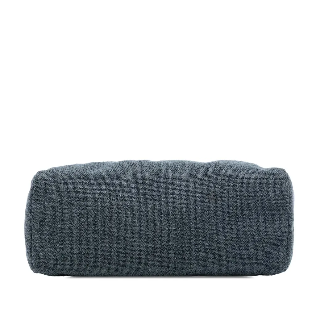 Prada Tweed Shoulder Bag Navy Very good - Inside View
