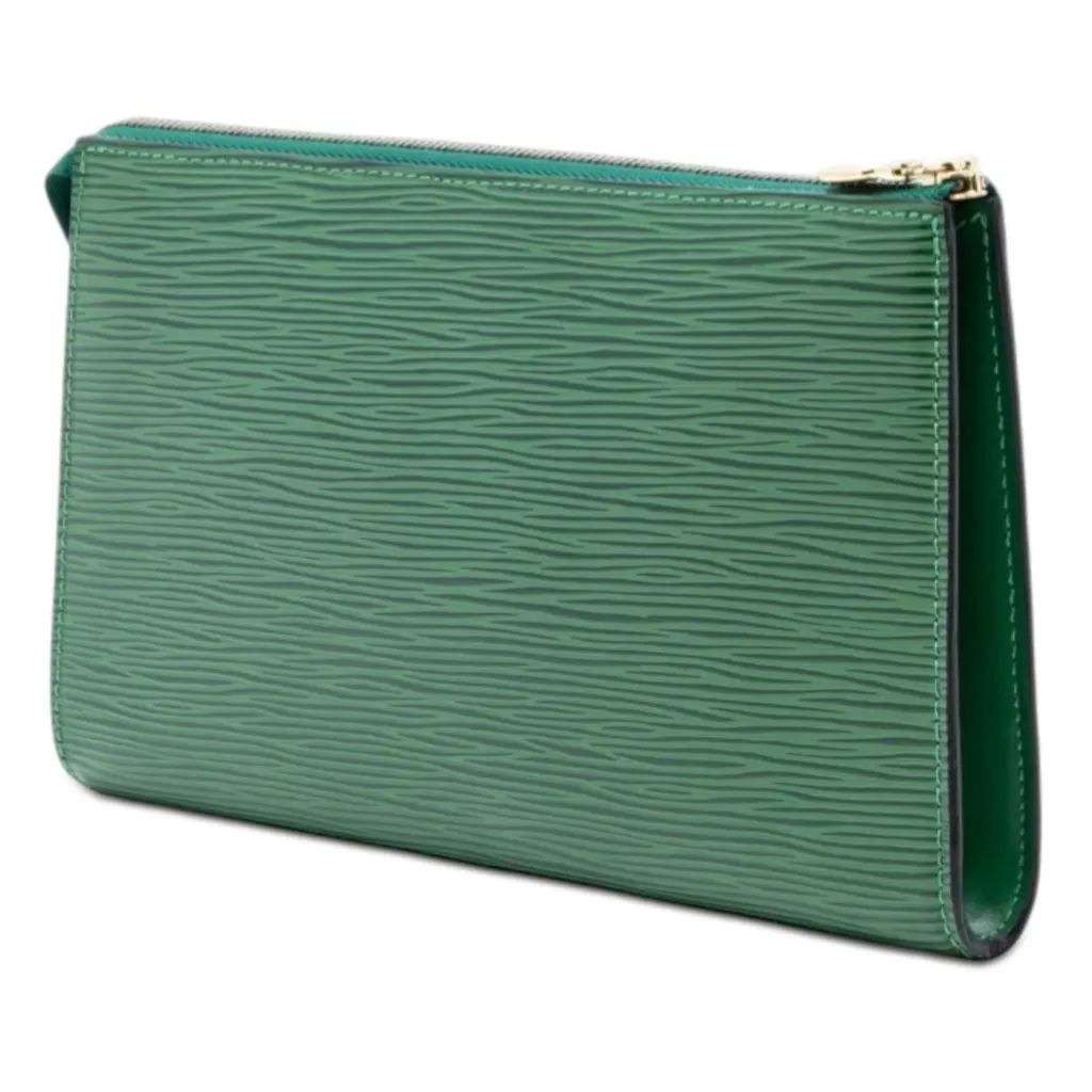 Louis Vuitton Epi Pochette Accessoires Green Leather Very good - Back View
