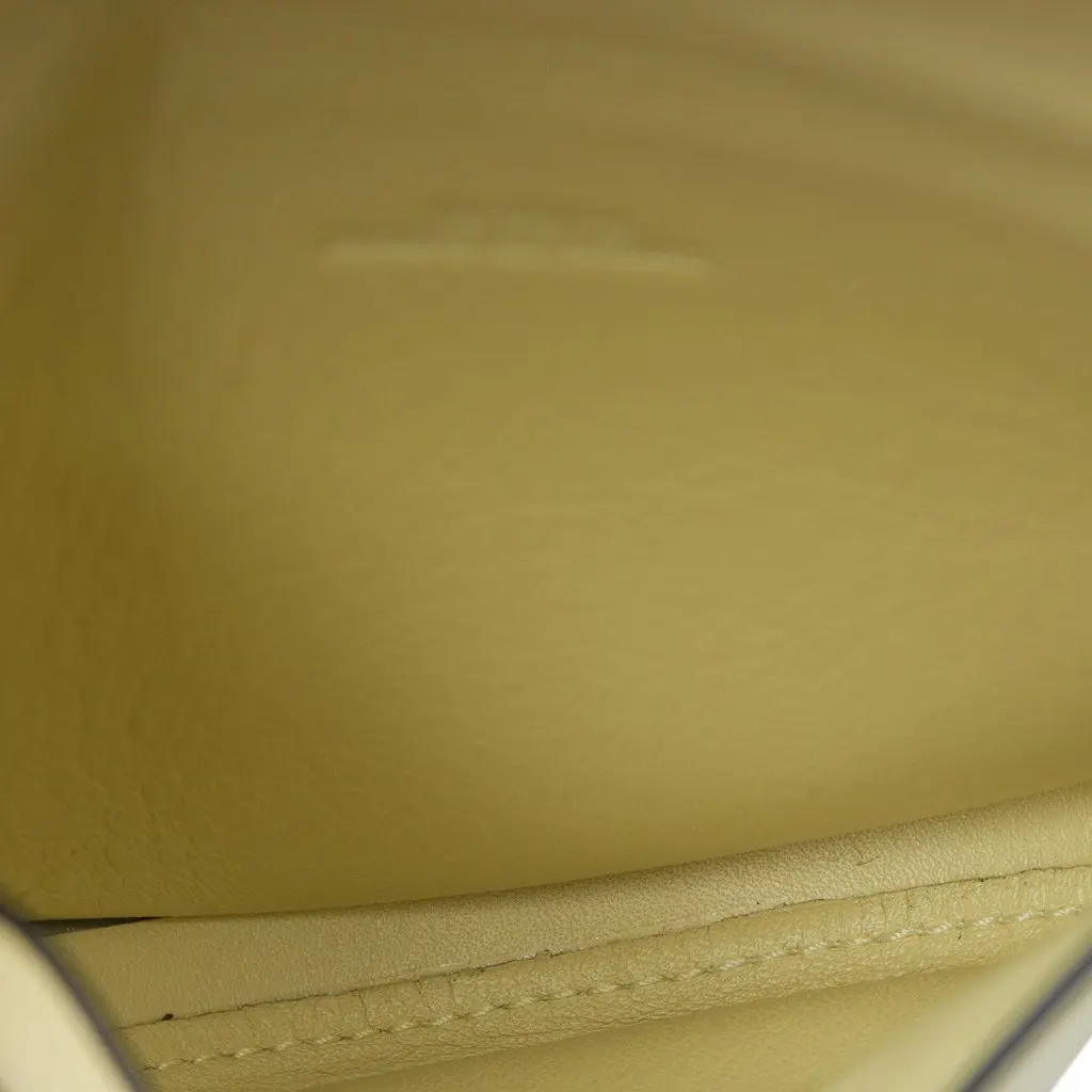 LOEWE Small Leather Heel Pouch Green Leather Very good - Model View