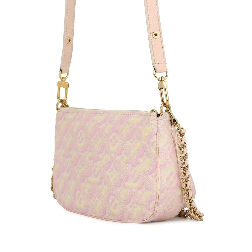 Louis Vuitton Monogram Empreinte Summer Stardust Multi Pochette Accessoires Pink Leather Very good - Back View