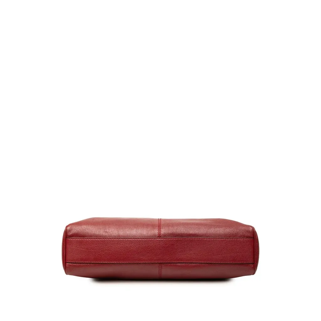 Gucci Medium Calfskin Rebelle Satchel Red Leather Very good - Inside View