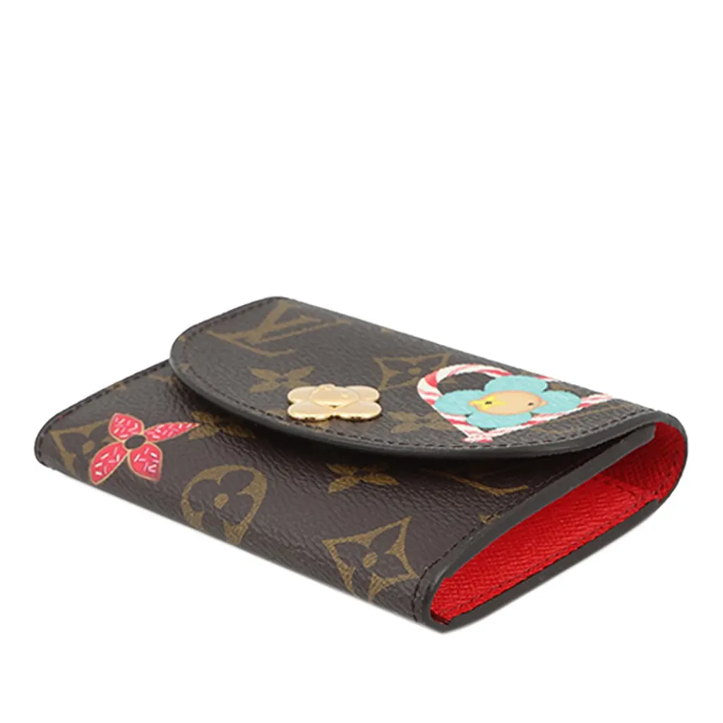 Louis Vuitton Monogram Christmas Animation Candy Factory Rosalie Coin Purse Brown Very good - Inside View