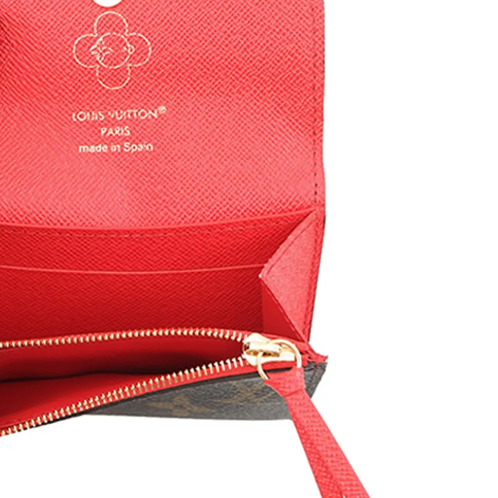 Louis Vuitton Monogram Christmas Animation Candy Factory Rosalie Coin Purse Brown Very good - Model View