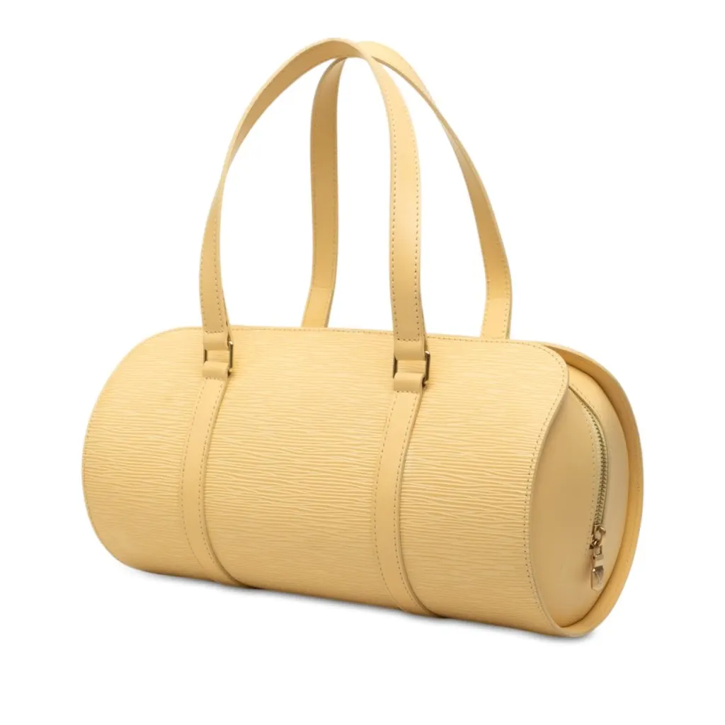 Louis Vuitton Epi Soufflot Beige Leather Very good - Back View