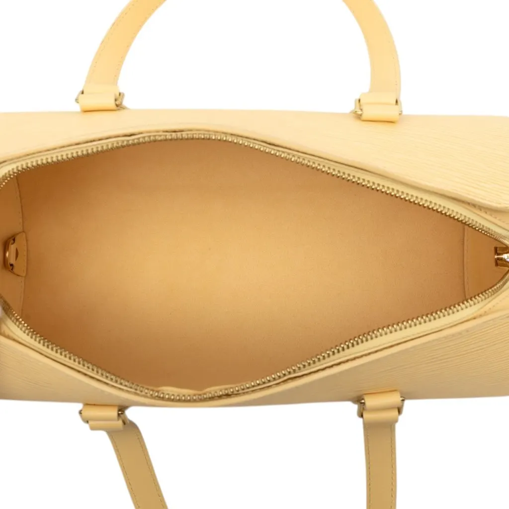 Louis Vuitton Epi Soufflot Beige Leather Very good - Model View