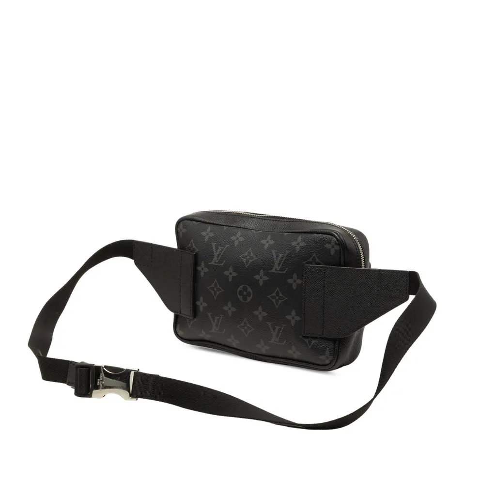 Louis Vuitton Monogram Eclipse Taigarama Outdoor Bumbag Black Canvas Good - Back View