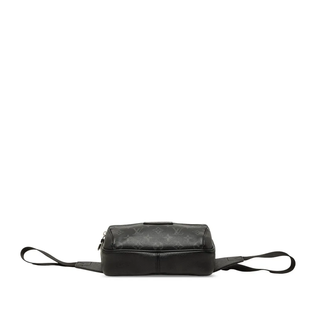 Louis Vuitton Monogram Eclipse Taigarama Outdoor Bumbag Black Canvas Good - Inside View