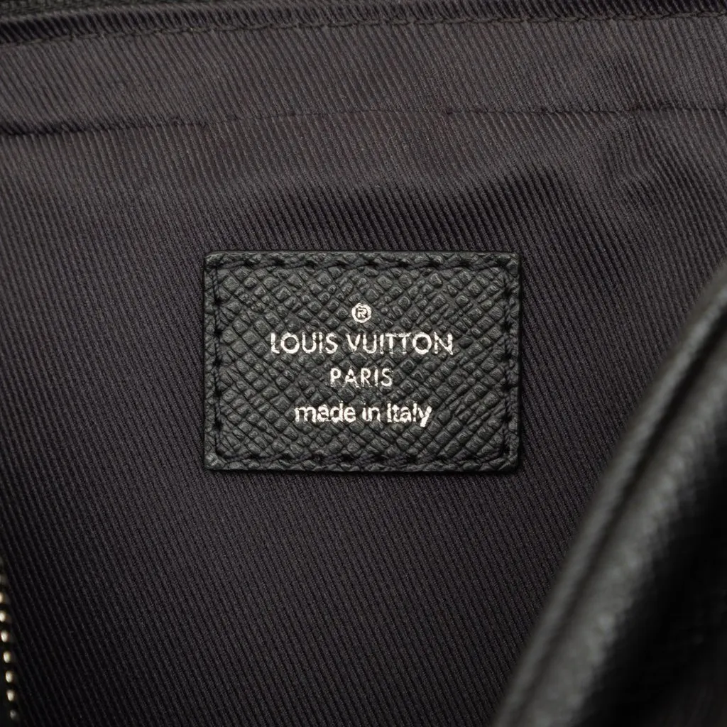 Louis Vuitton Monogram Eclipse Taigarama Outdoor Bumbag Black Canvas Good - Box View