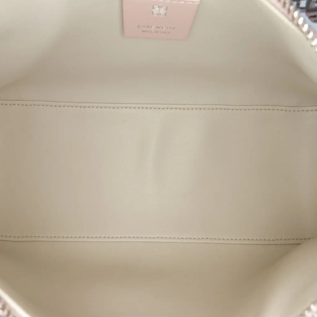 Givenchy Small Leather Moon Cut Out Bag Pink Leather Very good - Model View